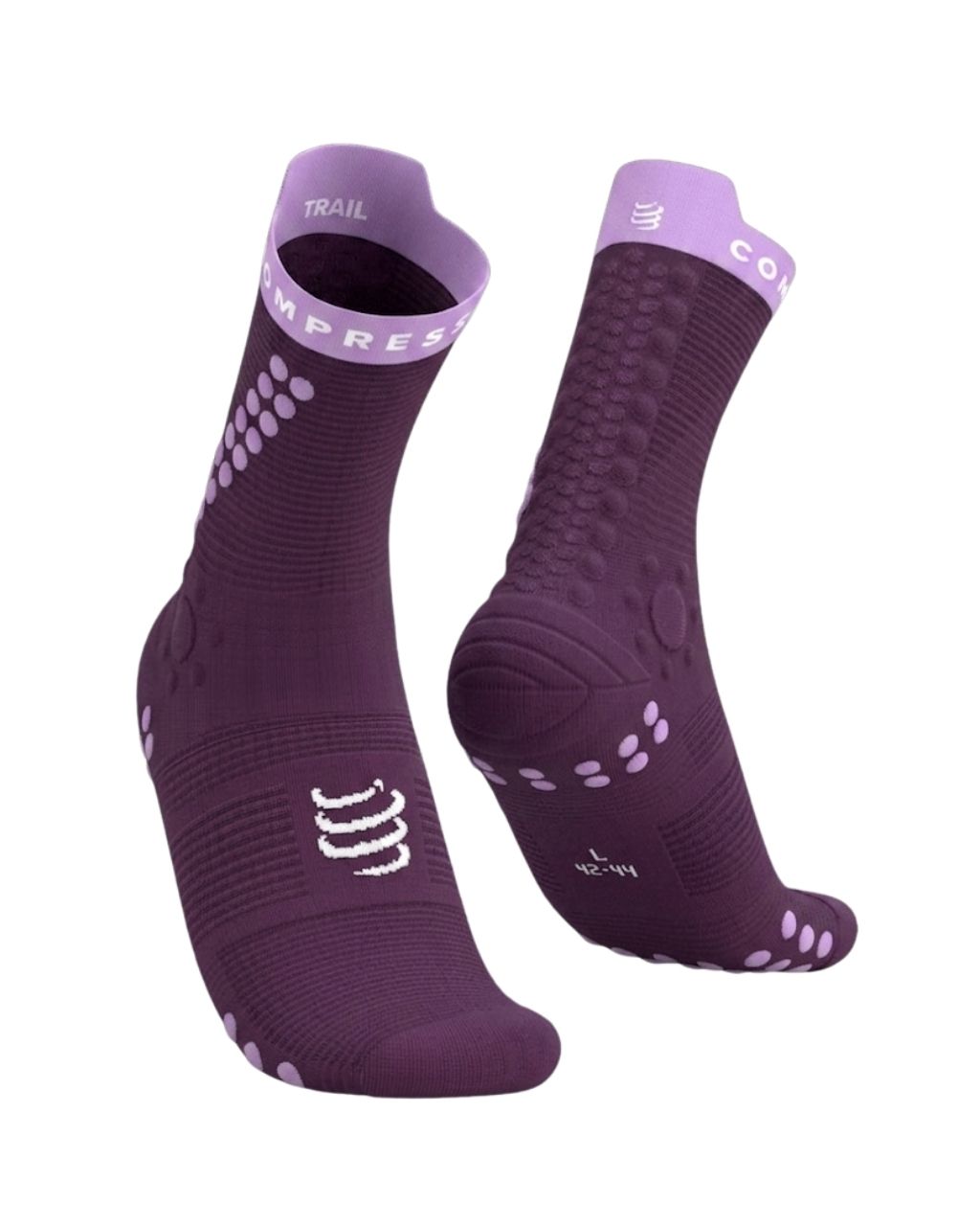 MEDIAS COMPRESSPORT PRO RACING V4.0 TRAIL - MORADO / LILA UNISEX