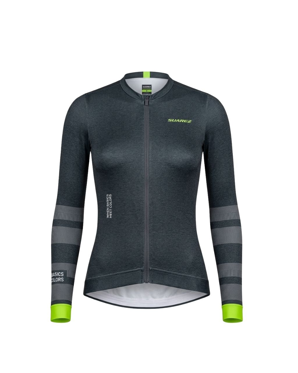 JERSEY ML SUÁREZ GRIS - AMARILLO NEON DAMA