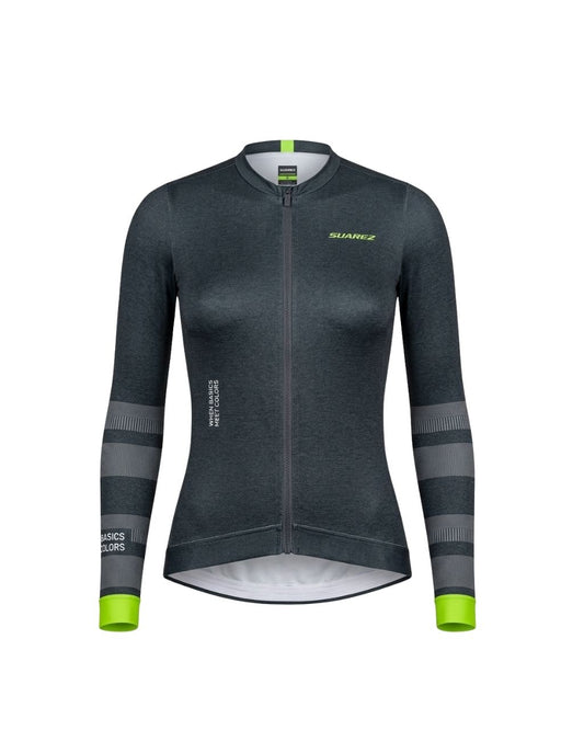 JERSEY ML SUÁREZ GRIS - AMARILLO NEON DAMA